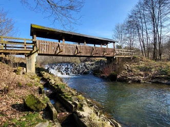 Brücke am Stausee Irsental