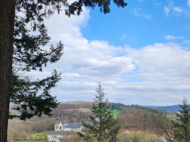 Schöne Aussicht Abtei Marienstatt