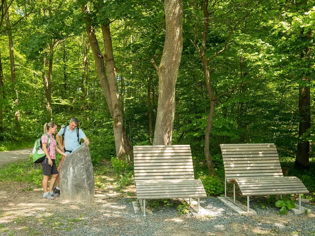 Infostele an einem Rastplatz