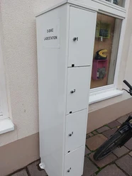 E-Bike Ladestation bei Tourist Infopunkt Neuerburg