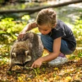 Kind im Tierpark