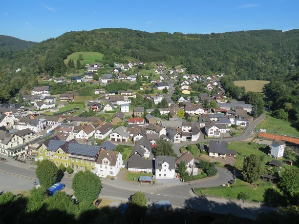 Blick vom Aussichtstürmchen Nr. 2