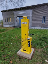 Reparatursäule Fahrrad, Hermeskeil, Neuer Markt