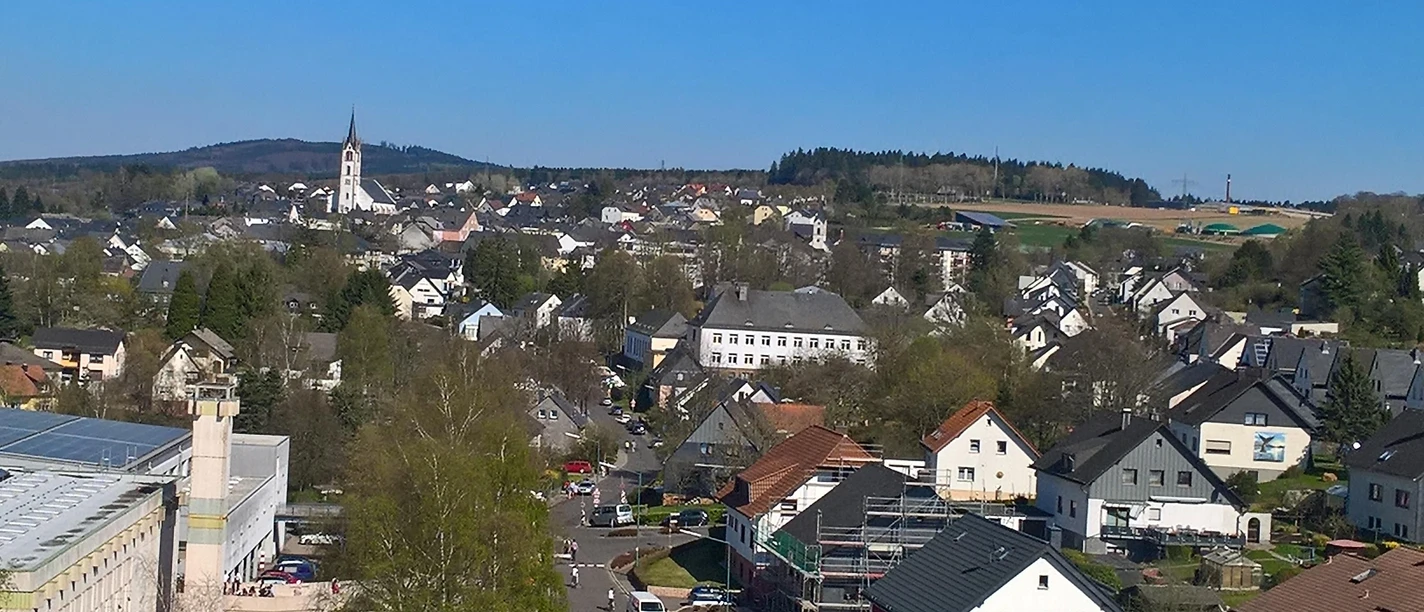 Hermeskeil von oben, Hunsrück
