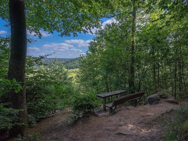 Gippelstürmer-Sitzgruppe mit Aussicht ins Clauser