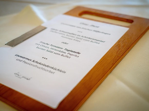 Menüvorschlag die post