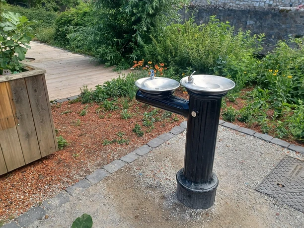 Trinkbrunnen in der Colchester-Anlage Trinkbrunnen in der Colchester-Anlage