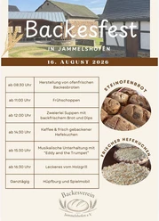 Flyer Backesfest Jammelshofen 2026