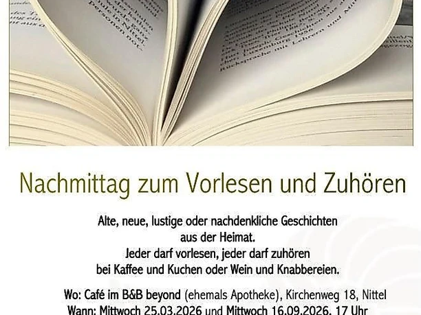 Nachmittag zum Vorlesen und Zuhören