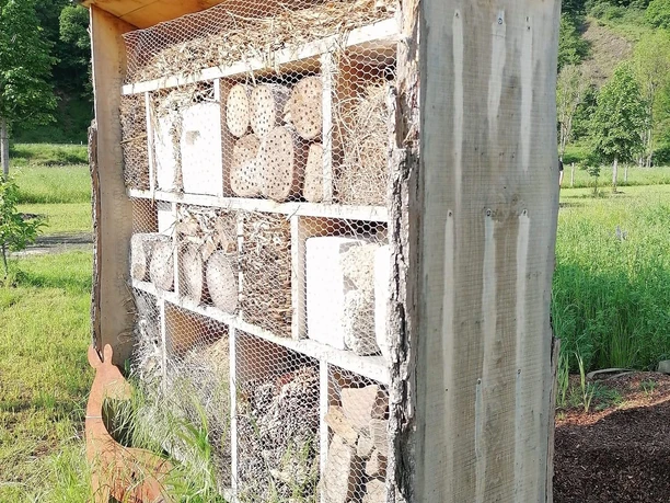 Insektenhaus im Inklusionsgarten Müsch