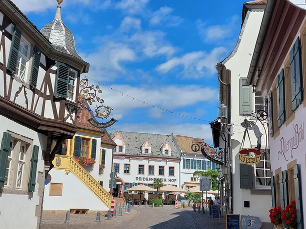 Deidesheim - Blick historisches Zentrum