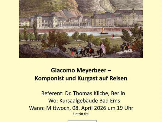 Giacomo Meyerbeer Plakat