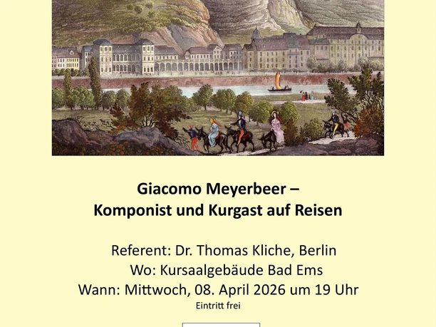 Giacomo Meyerbeer Plakat