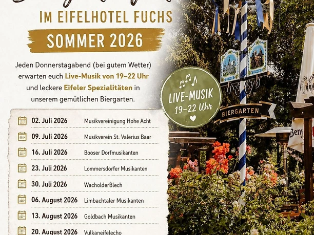 Plakat Biergartenfest