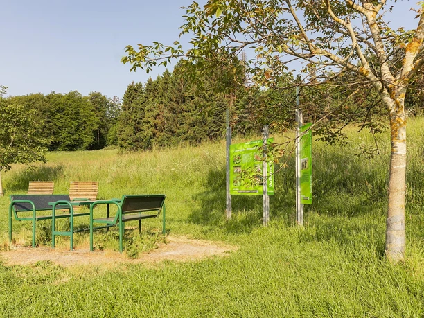 Sitzgruppe an der Lieserquelle bei Boxberg