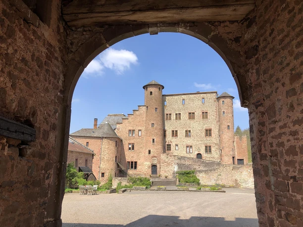 Blick auf Schloss Hamm