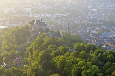 Landgrafenschloss aus der Vogelperspektive
