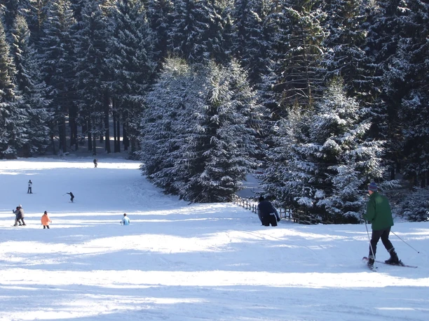 Wintersport am Schwarzer Mann