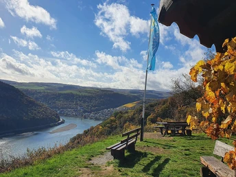 Der Büttenplatz mit Blick auf Oberwesel