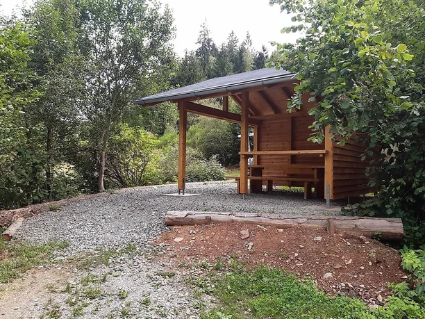 Schutzhütte Saar-Hunsrück-Steig, Keller Steg