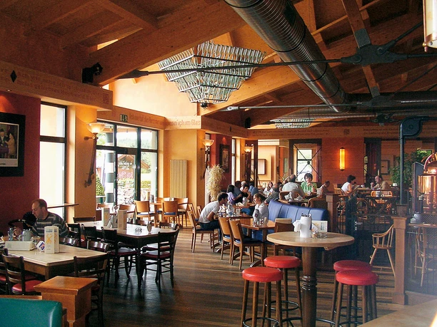 Gastraum des Hochwälder Brauhauses