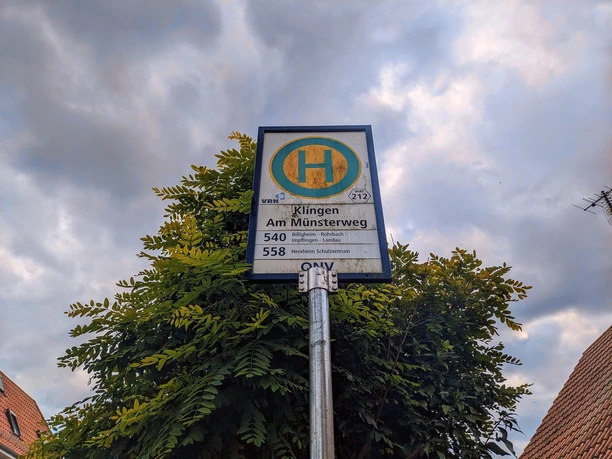 Bushaltestelle Klingen Am Münsterweg Bushaltestelle Klingen Am Münsterweg