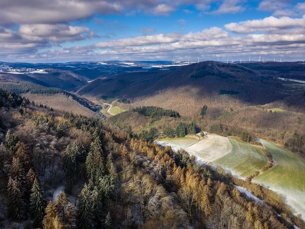 Aussicht in die Eifel vom Hochsimmer