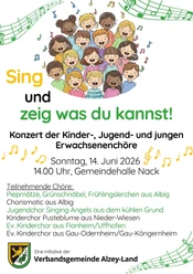 Plakat Sing mit