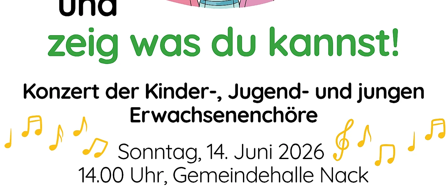 Plakat Sing mit