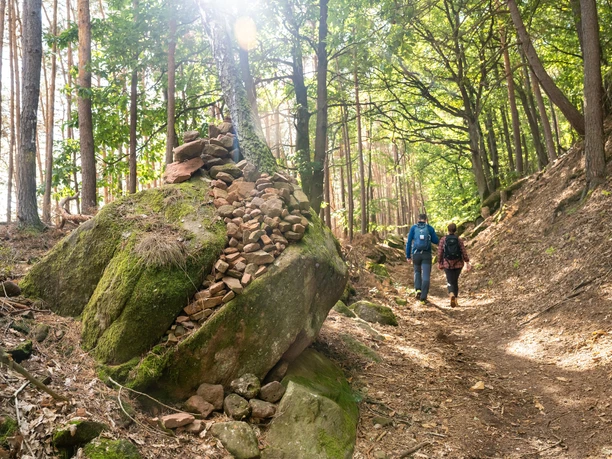 Wanderer am "Portemonnaie"