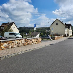 Ansicht Parkplatz am Johann August Ring