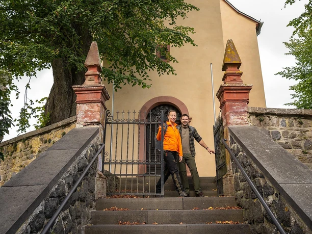 Eingang zur Kirche St. Nikolaus