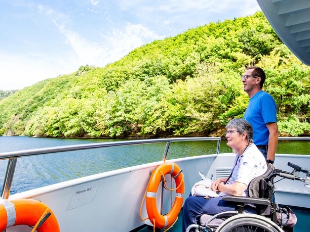 Fahrt mit der Rursee-Schifffahrt