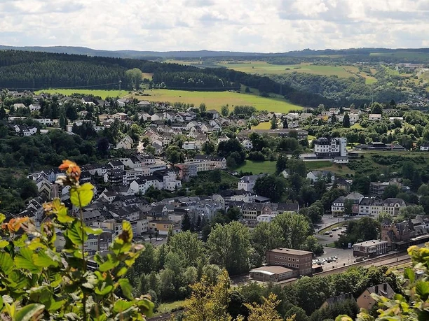 Gerolstein mit Bahnhof
