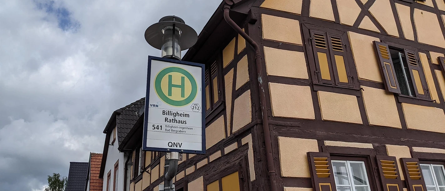 Bushaltestelle Billigheim Rathaus Bushaltestelle Billigheim Rathaus