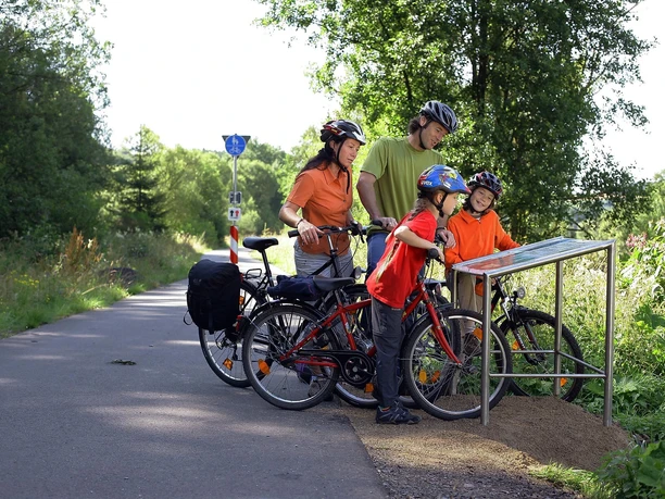 Eifel-Ardennen-Radweg Biberstation Alfbachtal