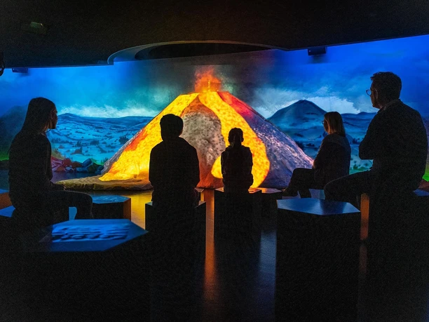 Vulkanausbruch im Lava-Dome