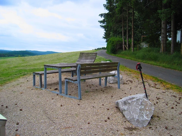 Sitzbank am Eifelblick