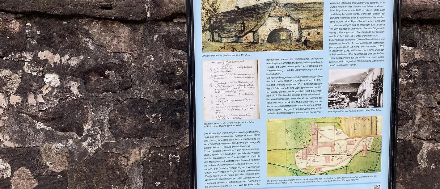 Die Klostermühle - wichtig für Zisterzienser