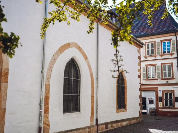 Blick zum Frank-Loebschen-Haus