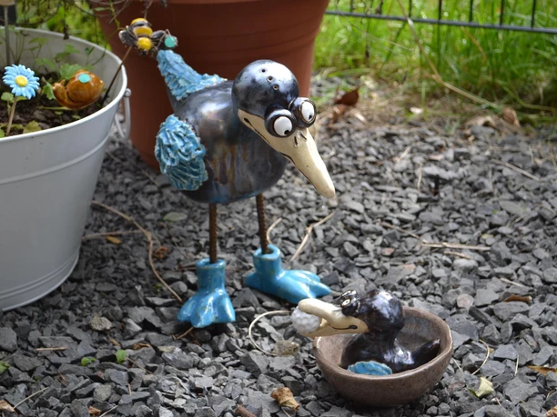Keramikkunst Vogel