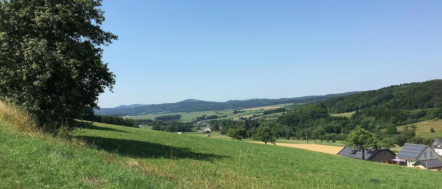 Panoramaaussicht in Richtung Nerdlen