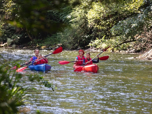 Kanufahren auf der Rur