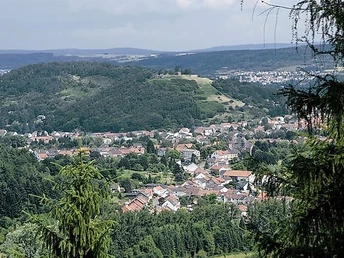 Aussicht auf dem Idesbachpfad