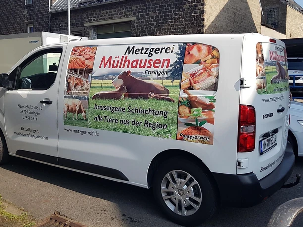 Auto der Metzgerei Mülhausen