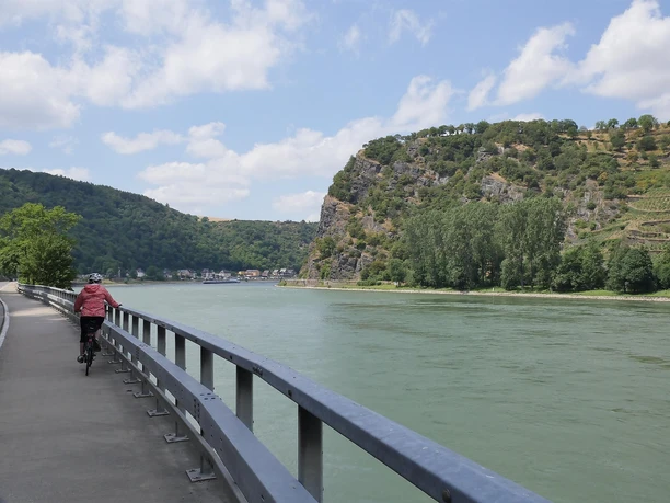 Radweg an der Loreley