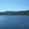 Blick auf den Innerstestausee und die Halbinsel Berghof.
