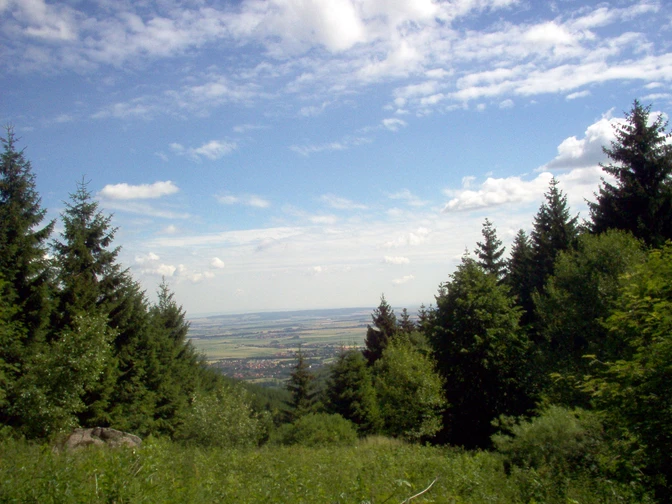 Blick in die Landschaft.