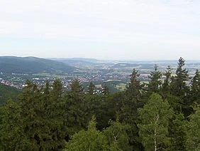 Aussicht von der Wernigeröder Bank.