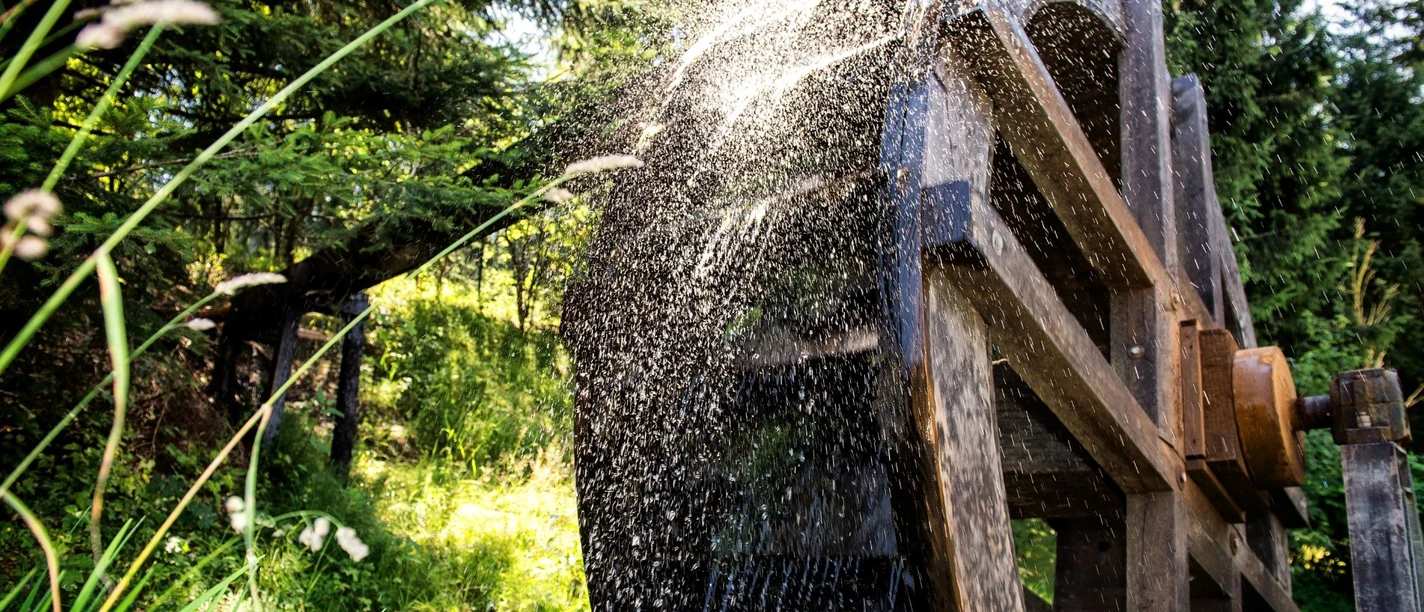 Historisches Wasserrad